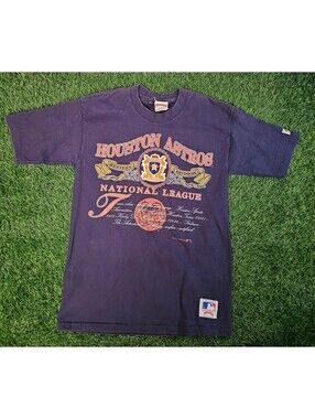 Vintage 1992 Houston Astros National League T-Shirt Size Large Nutmeg Mills